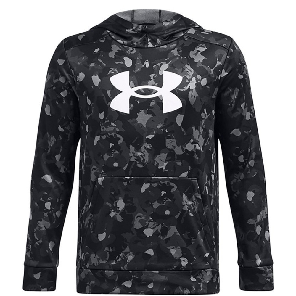 NWT Under Armour Fleece® Big Logo Black Camo Hoodie - Youth Boys - Various Sizes